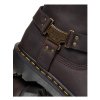 Buty Dr. Martens Anistone Hi Dark Brown Burnished Waxy Pull Up 31901201